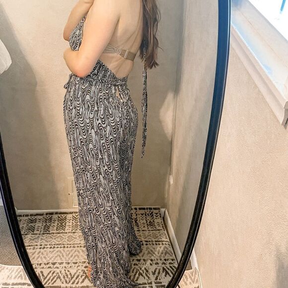 Free People Kissing Sunlight Printed Jumpsuit M - Picture 2 of 9